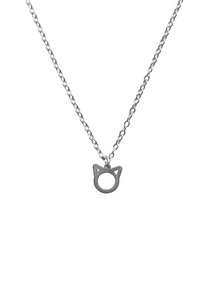 Kitten Charm Necklace - .925 Sterling Silver