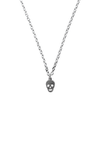 Load image into Gallery viewer, Skull Charm Necklace - .925 Sterling Silver
