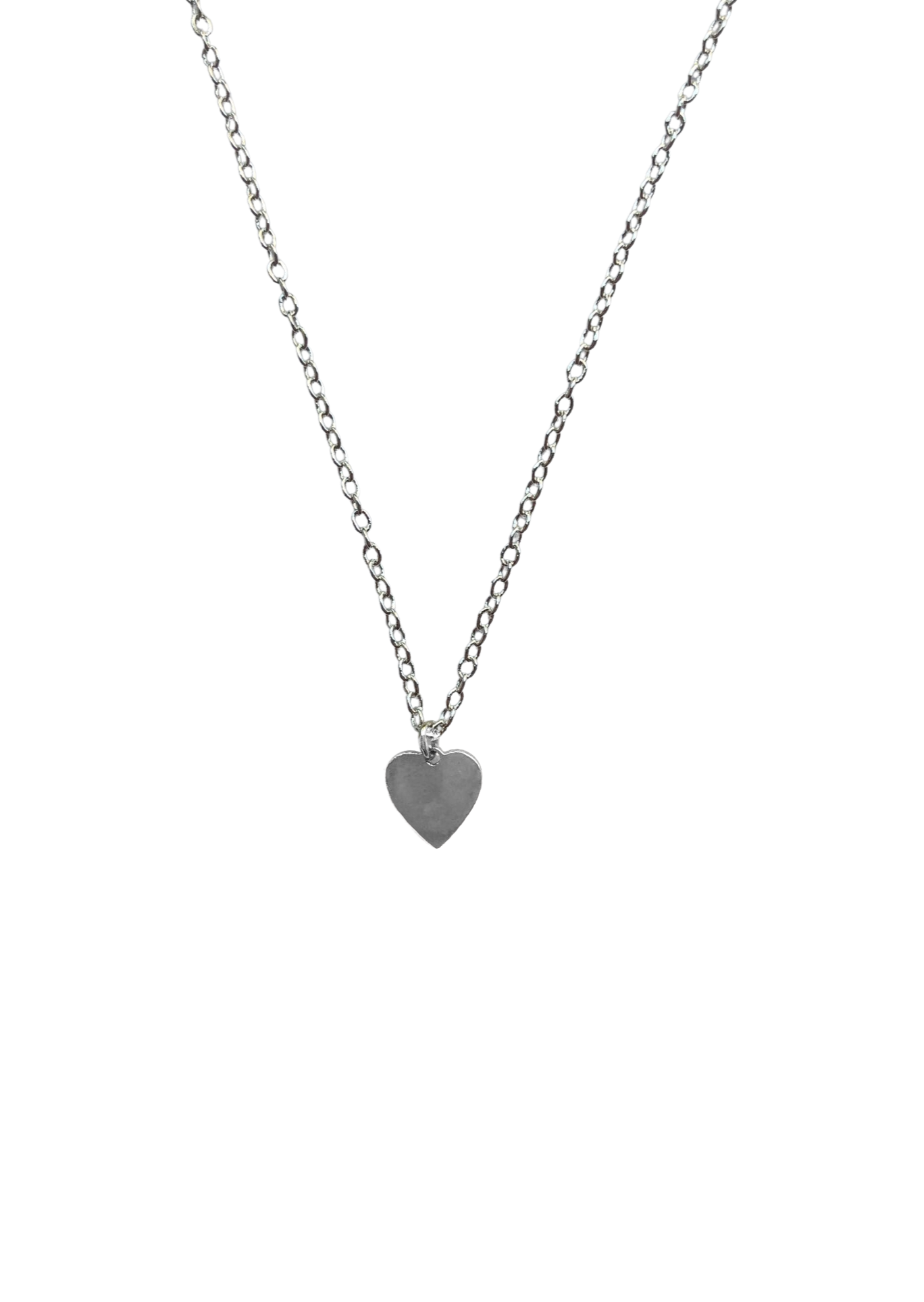 Heart Charm Necklace - .925 Sterling Silver