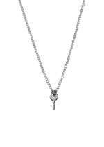 Load image into Gallery viewer, Key Charm Necklace - .925 Sterling Silver
