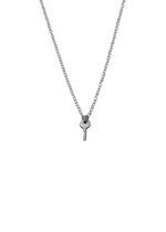 Load image into Gallery viewer, Key Charm Necklace - .925 Sterling Silver
