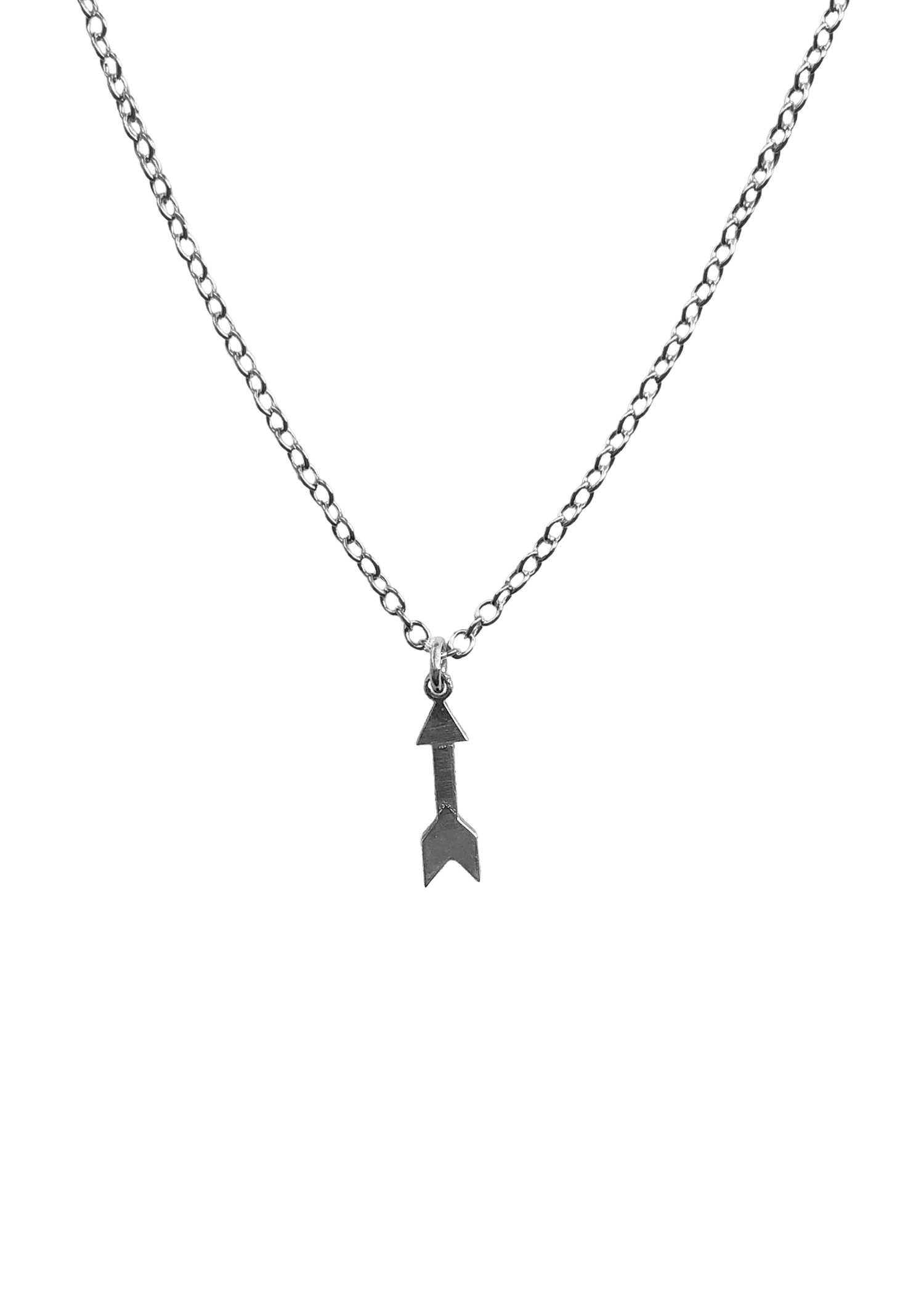Arrow Charm Necklace - .925 Sterling Silver