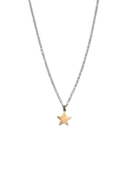 Load image into Gallery viewer, Star Charm Necklace - .925 Sterling Silver / Rose Vermeil

